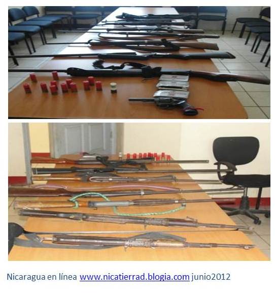 Decomisan arma ilegal en el  municipio de Nagarote