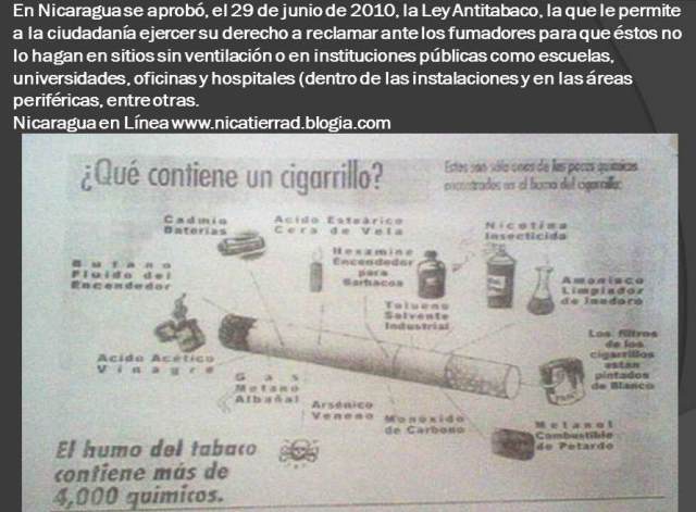 regulan consumo de Tabaco