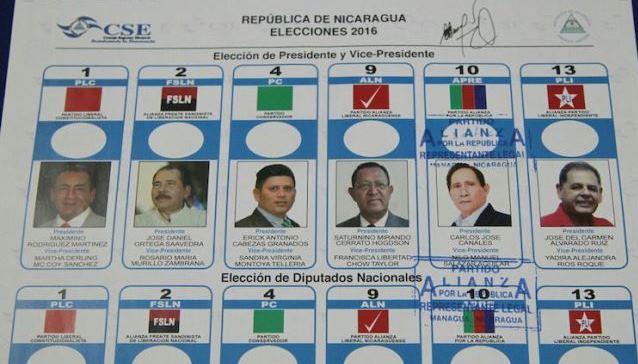 Los nicaragüenses marcarán su voto este próximo 6 de noviembre